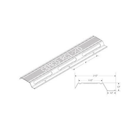 “RC1” RESILIENT CHANNEL (1/2 HEIGHT) 